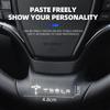 3D Metal Car Decorative Sticker Badge Decal Interior Accessories for Tesla Model 3 Model S X Model Y Roadster SpaceX Cybertruck