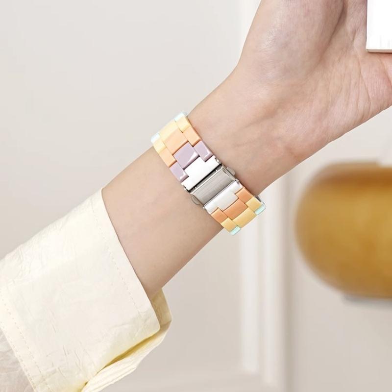 For Candy Rainbow Band For Apple Watch Strap 8 7 6 5 4 3 SE 42MM 38MM 44MM 40MM Fashion Loop For iWatch 41MM 45MM Smart Watch Correa