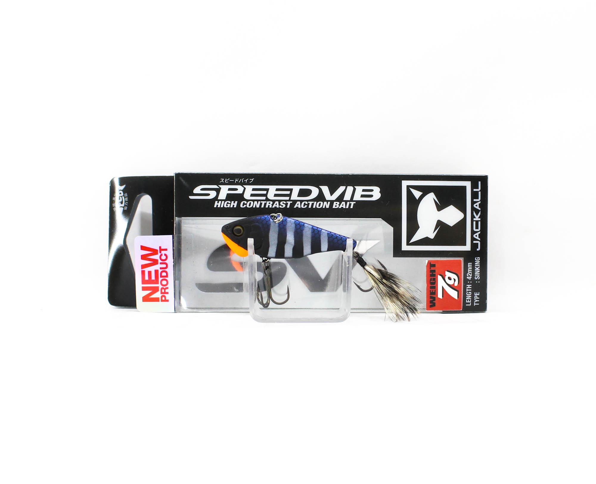 Jackall Speed Vib 7 грамм 42 мм Тонущая приманка Реактивный Черный Окунь (6181)