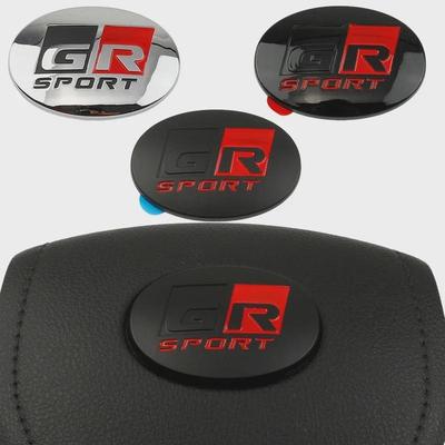 Για Toyota GR αυτοκόλλητο τιμονιού με σπορ έμβλημα Corolla RAV4 Yaris C-HR Camry Super Prado Tacoma αυτοκόλλητο