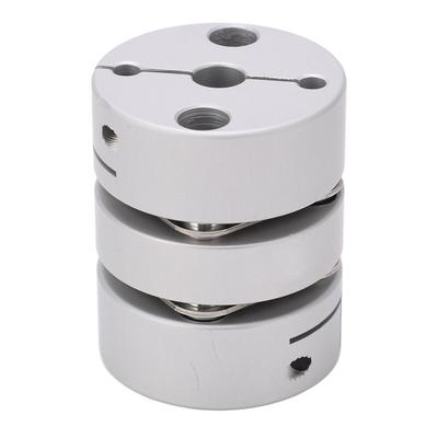 Motorwelle Doppelkupplung 40mm Außendurchmesser Aluminiumlegierung Nabe Edelstahlscheibe Doppel