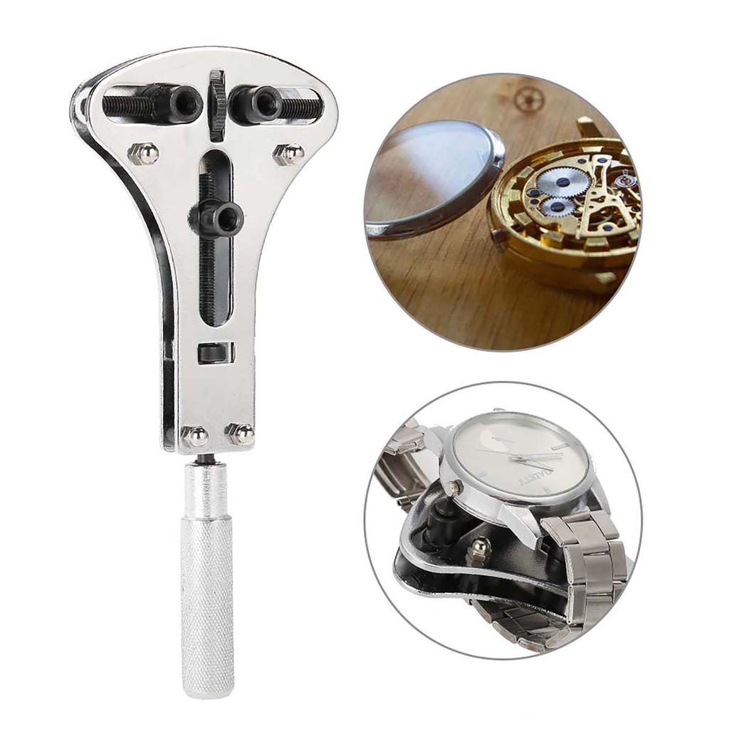 Professioneller Uhrengehäuseöffner Batteriedeckel Reparaturschlüssel Schraubenentferner Werkzeugset