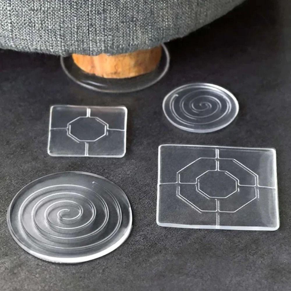 4pcs Shock-Absorbent Ccutting board feet Self Adhesive Feet Pad Portable Silicone Pads  Appliances