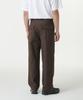 Musinsa Standard Back Satin Wide Belted Fatigue Pants [Brown]