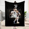 Ronaldo's Soccer Player Celebration Blanket Durable Comfort Suitable for Bed Office Chair Couch Four Seasons Universal Playful Design