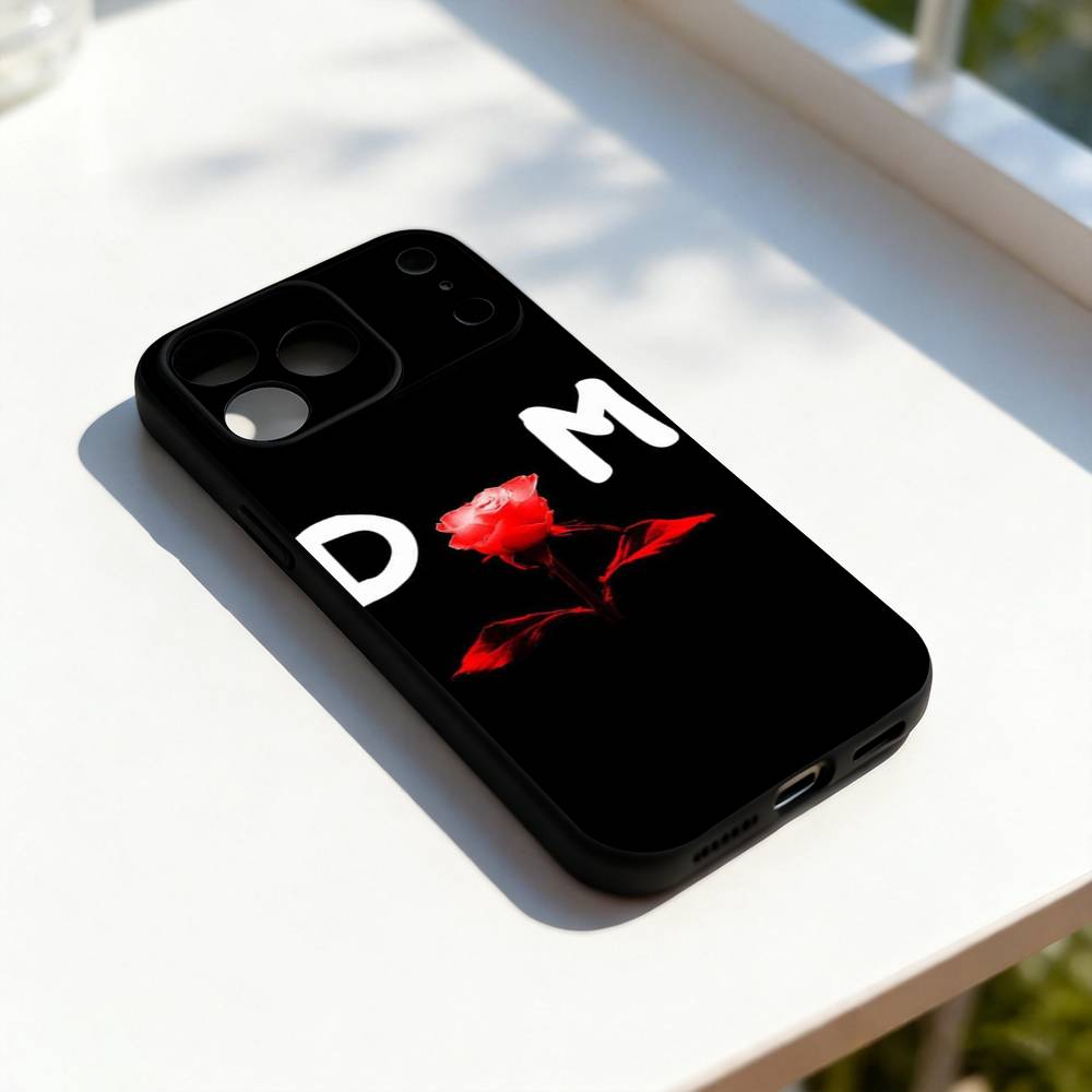 Band D-Depeches M-Modes Cool Phone Case For iPhone 17,16,15,14,13,12,11,Pro,Max,Plus,E,SE4,Air,Mini Black Soft Cover