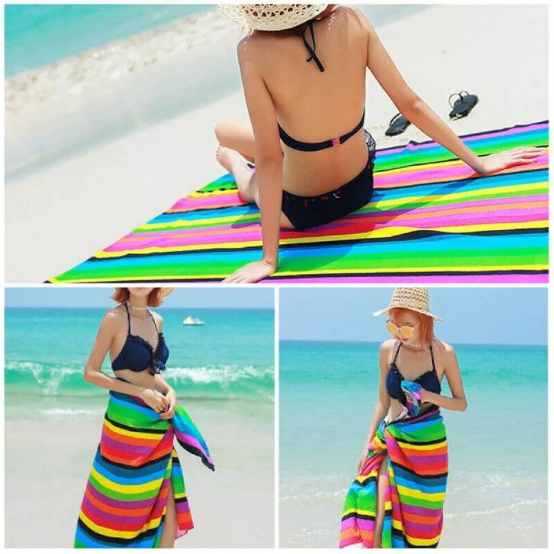 Vibrant Colorful Print Microfiber Bath Towel Ideal For Swimmers And Beach Lovers