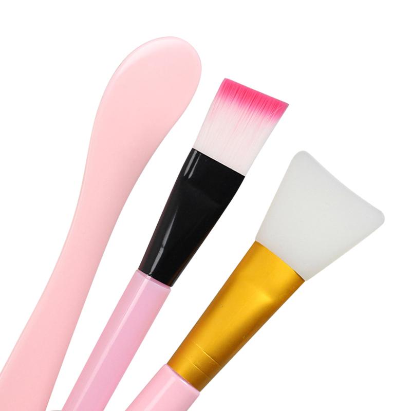 Set da 7 pezzi Pennello Viso Ciotola per Maschera Cucchiaio Pennello per Maschera Bastoncino Strumenti di Bellezza Fai da Te Mescolanza Prodotti per la Cura della Pelle Trucco Donna Pennello in Silicone