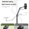 360° Floor-Standing Mobile Phone Stand for Overhead Shots & Selfie Live Broadcasts