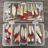 Nieuwe Gemengde Vislokaas Set Minnow Lepel Lokaas Zacht Lokaas Visaccessoire In Doos Kunstaas Voor Baars Snoek Crank Dropshipping