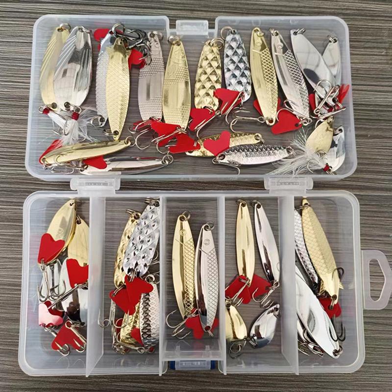Mixed Fishing Lure Set Minnow Spoon Lure Soft Lure Fishing Accessory In Box Artificial Bait For Bass Pike Crank Dropshipping
