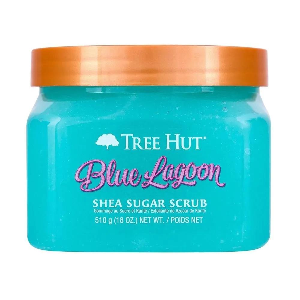 TREE HUT Shea Sugar Scrub 510g 1 Pack Blue Lagoon Tree Hut Blue Lagoon Shea Sugar Scrub, Exfoliating