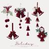 NUCHI Cross-Border Christmas Bell Ornaments - Tree & Window Decorations