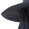 Sun Hat UV Protection Cap Wide Brim Nylon Breathable Quick Dry UPF 50+ Fishing Hat with Removable Face Neck Flap Cover