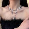2025 High-End Gothic Punk Necklace: Y2K Dark Style Clavicle Chain for Women