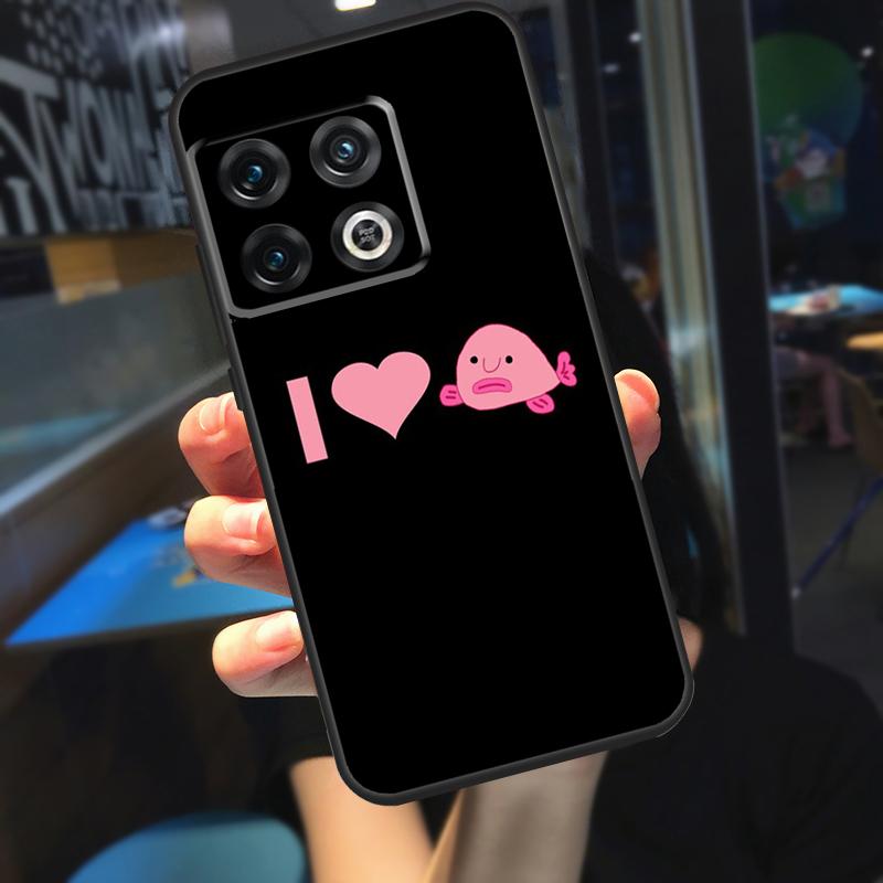 Cute Blobfish Funda For OnePlus 13R 13 12 R 11 9 10 Pro 8T 9RT 10T OnePlus Nord CE 4 2 3 Lite N20 N30 Case