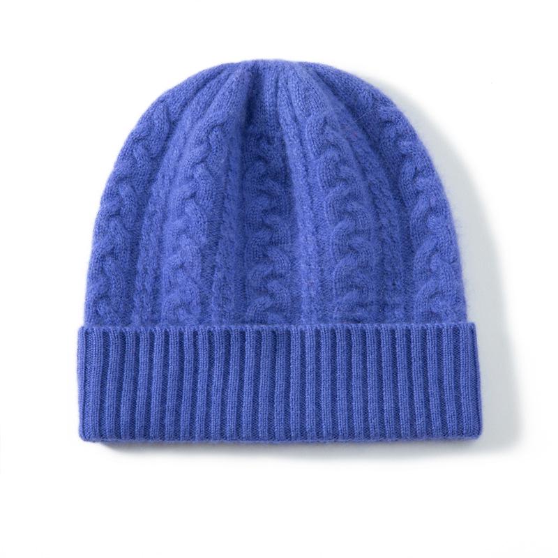 Children's Cashmere Candy-Color Thick Knit Earflap Beanie