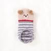 Cartoon Fuzzy Slipper Socks Non-Slip Floor Socks Cozy Ankle Socks  For Women