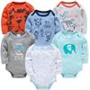 6-Piece Newborn Long-Sleeve Romper Set - 2025 Autumn Collection
