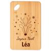 Cutting Board - PLANETEE - Merry Christmas Léa Deer - Bamboo - Christmas Pattern - Appetizer Platter