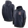 Mens Zip-Up Hooded Sweatshirt NFL Football Team Print Athletic Casual Wear