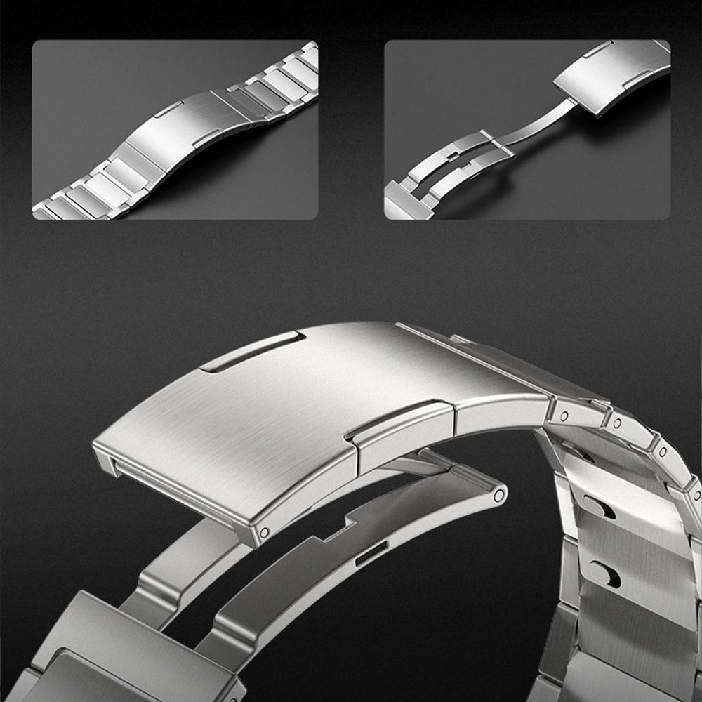 ULTRA 2/1 Stainless Steel Bracelet for Apple Watch Ultra 2 49mm Band Luxury Strap for IWatch 10 9 8 7 6 SE 5 4 45mm 46 44mm 41MM