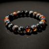 Natürliche Flammensteinperlen Yooperlite Sodalith Steinperlen 15" Strang Lose Zwischenperlen 4/6/8/10/12mm zur Schmuckherstellung DIY Armbänder Zubehör