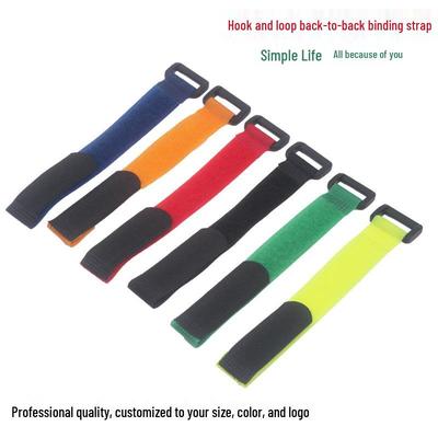 Magisches Klettband Quadratische Schnalle Kabelbinder Befestigungsband