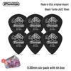 Six-Pack Dunlop Jazz3 Small Frosted Turtle Wood Guitar Picks
