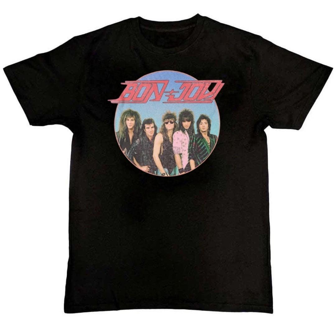 Bon Jovi Bon Sphere Graphic Print Mens T-Shirt XXXXL