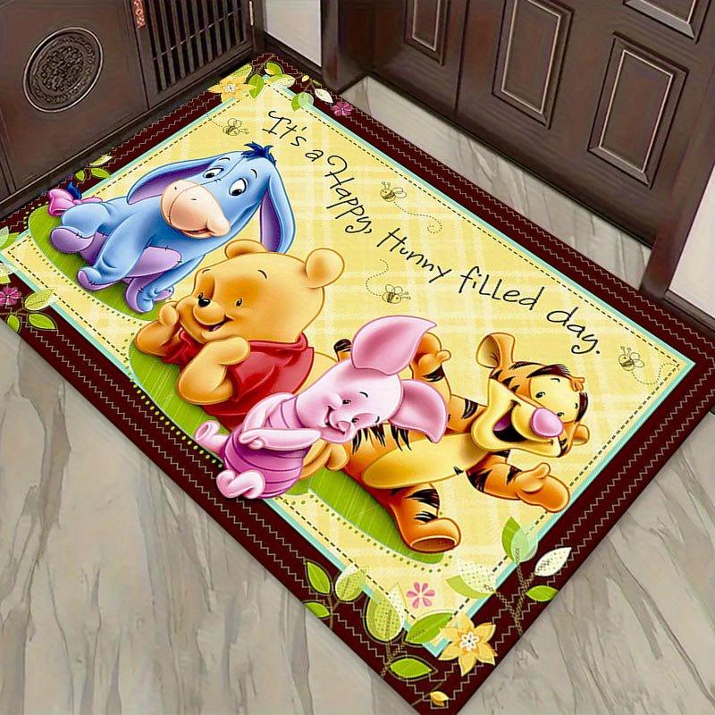 

1pc Disney Winnie the Pooh Pattern Carpet Area Rug Non-slip Carpet Hand Washable Floor Mat Suitable For Living Room Bedroom Home Decor Room 60cm by 90cm