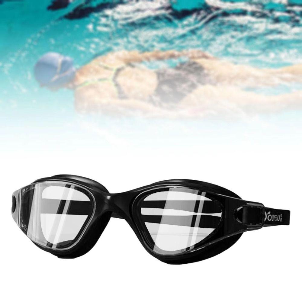 

with Nose Clip Silicone Swim Cap Adjustable Electroplated Flat Glasses Summer Style 1