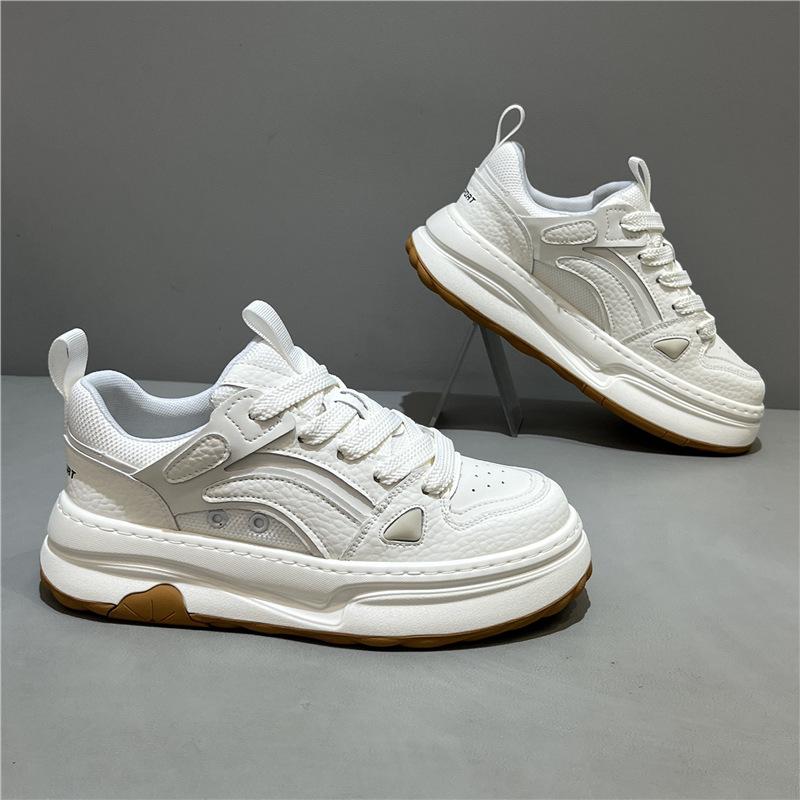 Autumn new casual shoes breathable leather low-top board shoes tt