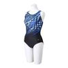 STROKE ONE Swimsuit N2JA2804 Size L Women's One-Piece (Peace Back) 92 Black/Blue,