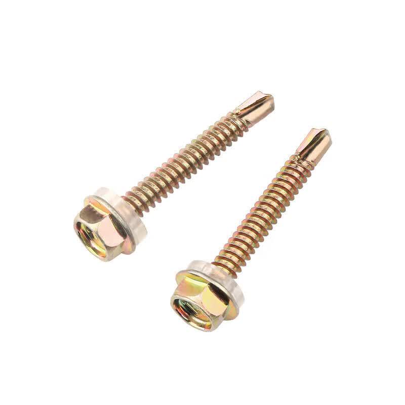 Jiestin Color Zinc Hex Head Self-Tapping Screws
