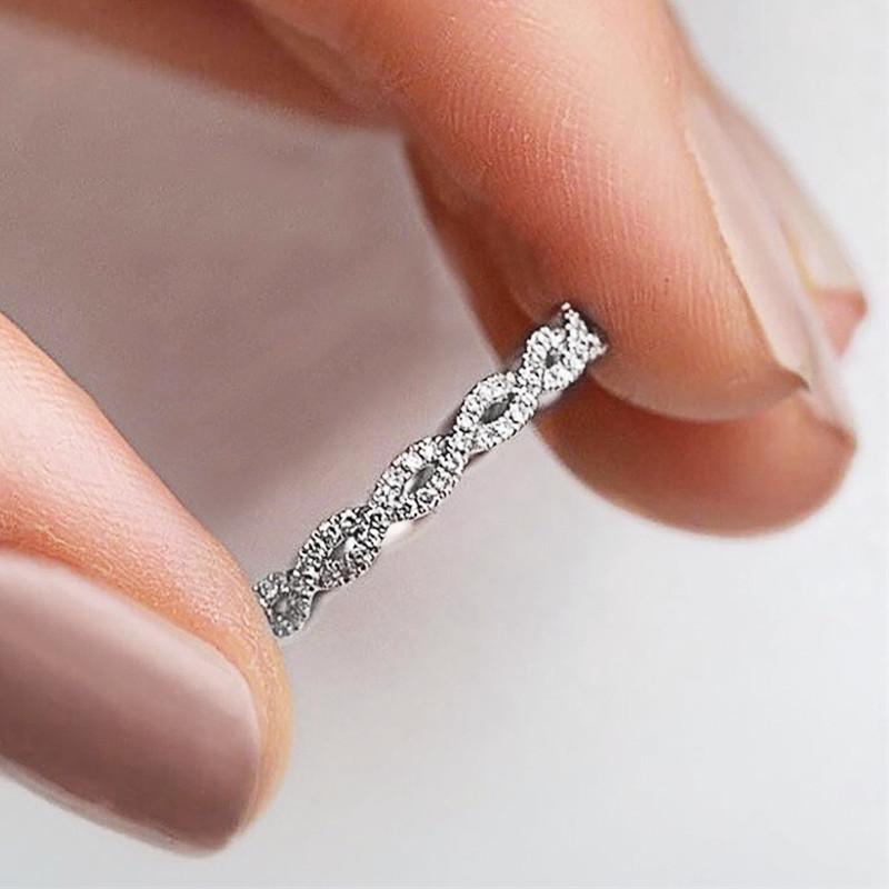 

Нежные кольца для девочек Huitan с фианитами для вечеринок и повседневной носки, модные универсальные аксессуары для женщин, минималистичные подарочные украшения 6