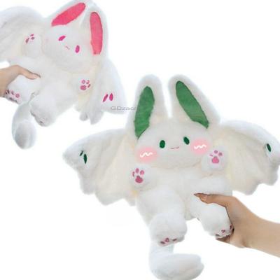 12-45cm 1 Stück Spirit Rabbit Plüsch Fledermaus Hase Spielzeug Stofftier Manta Tiere Plüschtier Anime Puppe Kreatives Kinder Mädchen Geburtstagsgeschenk