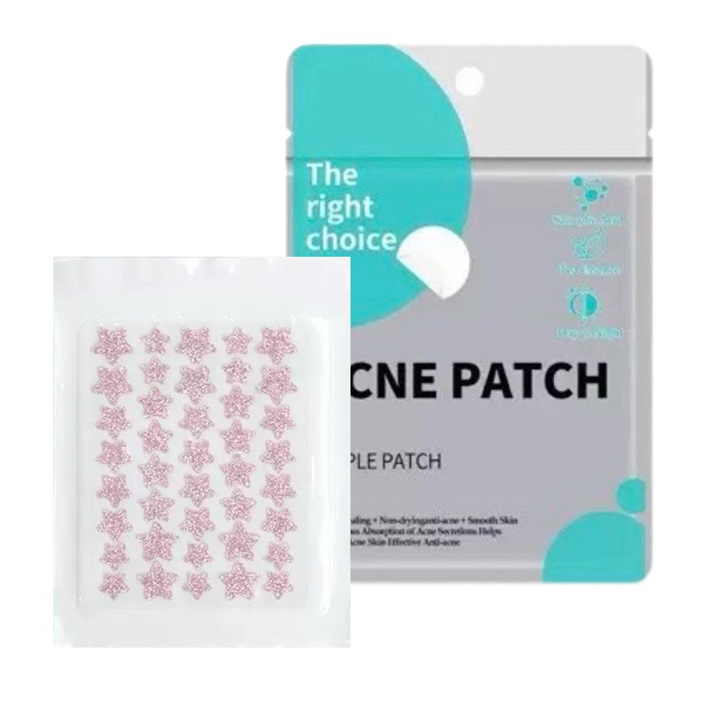 Official Star Acne Patches - 40 Clear, Invisible Hydrocolloid Patches for Pimple Absorption