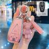 Tpu Auto Smart Key Fob Case Cover Mount Housing Chain Women'S Remote Fit For Changan Eado Plus Cs75Plus Ultra Uni-K Uni-T Univ Uniz X7 Plus
