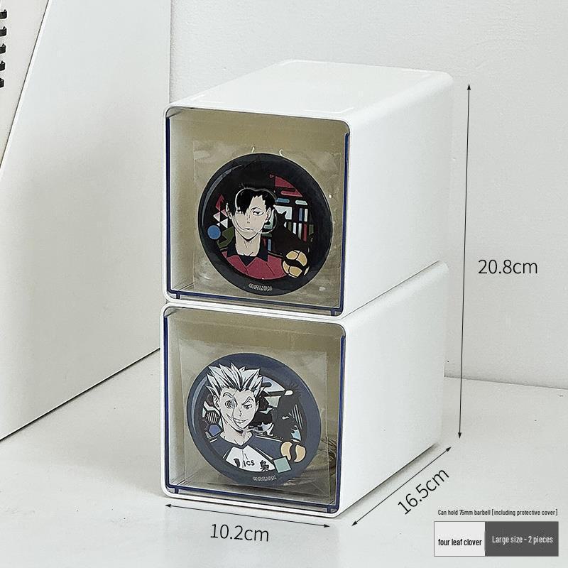 Baji 75mm Acrylic Drawer-Style Storage Box – Transparent, Moisture-Proof, Large Capacity