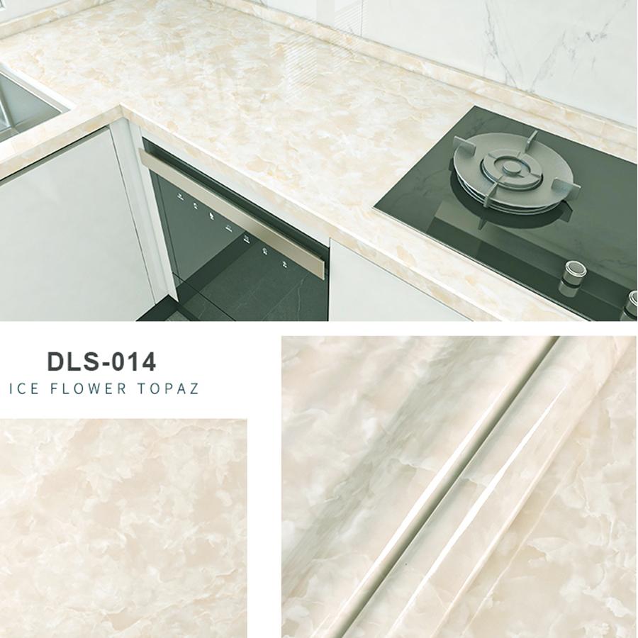 

Кухонная маслостойкая наклейка Водонепроницаемые самоклеящиеся обои Влагостойкая Ремонт столешницы плиты шкафа Плитка Мраморная пленка 40cm x 5m