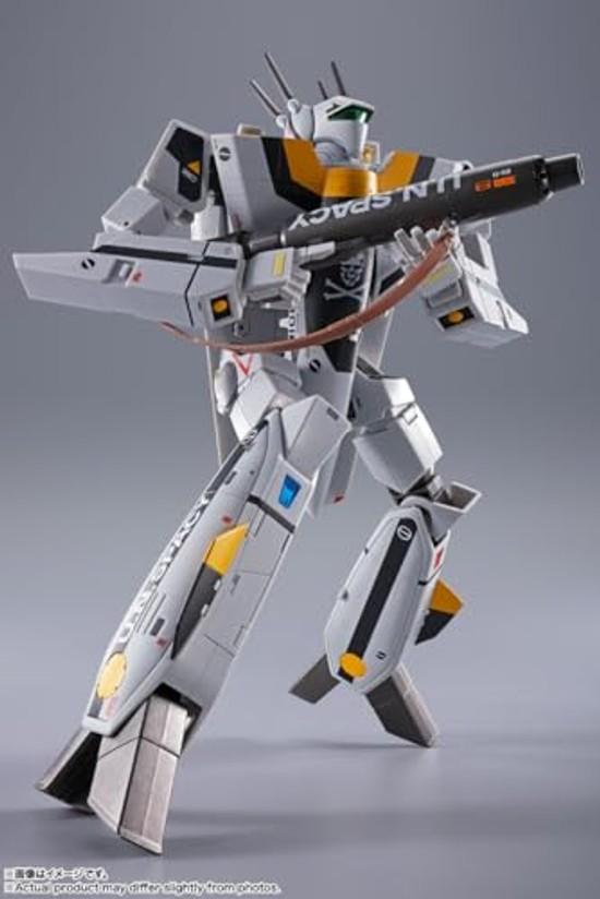 TAMASHII NATIONS DX Chogokin Macross VF-1S Valkyrie Roy Focker Special Revival Version circa 280mm realizzato ABS pressofuso PVC verniciato mobile