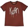 Korn Unisex Adult Back Print Logo T-Shirt