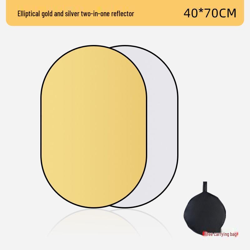 Foldable Studio Fill Light for Live Streaming & Outdoor Photography - Portable Reflector Panel