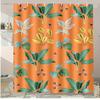 Painted Blue Heron Washable Dirt-Resistant Shower Curtain Shower Head Waterproof Polyester Bath Curtain For Home Decor