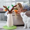 Scratching Post For Cats Cute Persimmon Tree Kitten Toy Stress Relief Scratch Post For Mental Stimulation Climbing Indoor