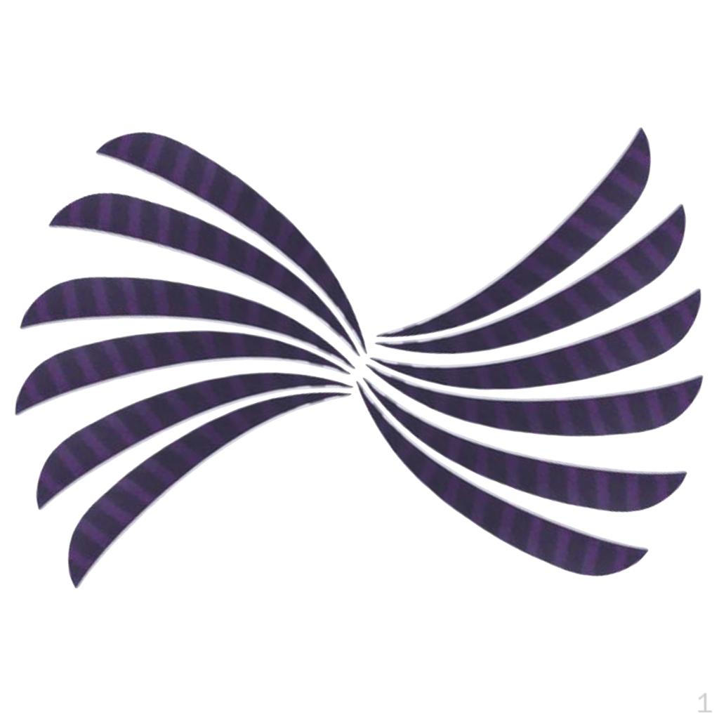 12 Pcs Shield Cut Turkey Feather Fletch Fletching Shape