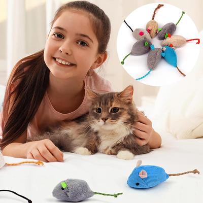 Cat Toy Plush Mouse Cat Toy Herb Mouse Scratch Resistant Cat Mint Toy Pet