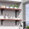 L Shaped Tripod Shelf Brackets 6-18IN Partition Support Frame Floating Shelf Brackets  Bookshelf