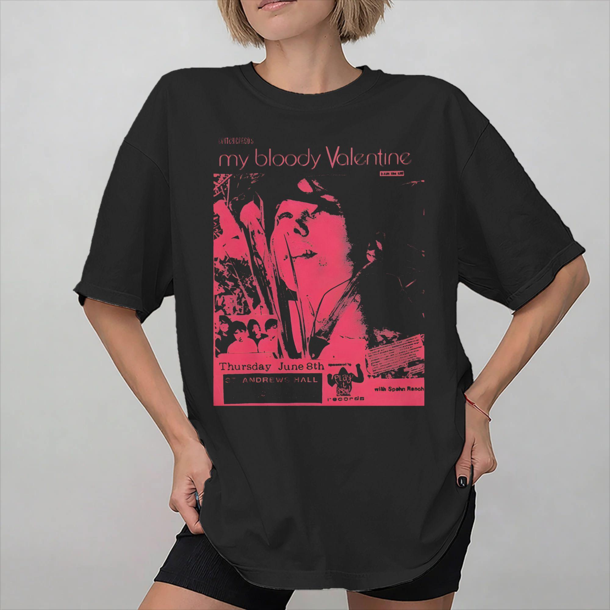 My Bloody Valentine mbv band Outfit Unisex Women T Shirt Pure Cotton Tee New Arrival Tshirt Clothing S